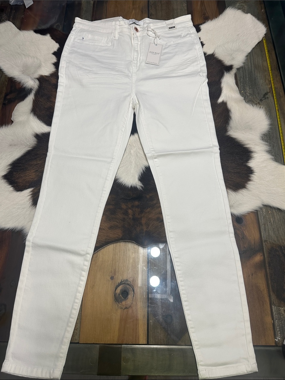 NWT Judy Blue White High Waist Skinny Fit Jeans
